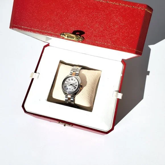 Sold on our website Cartier Clé De Stainless Steel Gold 31mm Automatic Watch - Picture 3 of 14